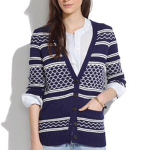 Madewell Stitchway Cardigan, Small